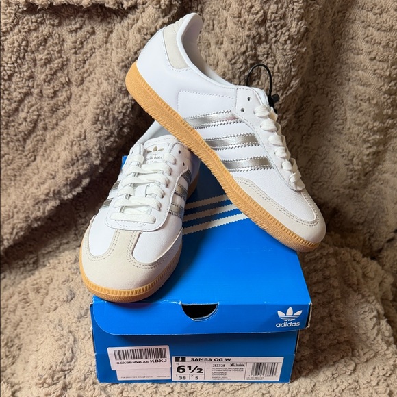 adidas Shoes - Adidas Women’s Samba OG White and Gum Sneakers